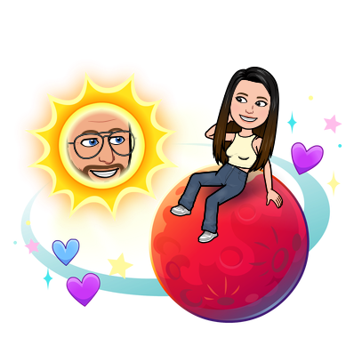 Snapchat Planet Mars representing your fourth closest friend in the Snap Map planets chart