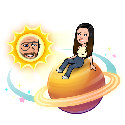 Snapchat Planet Saturn showing your sixth closest friend in Snap Map solar system
