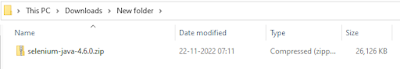 Downloaded Selenium WebDriver Java client ZIP file contents for Eclipse setup