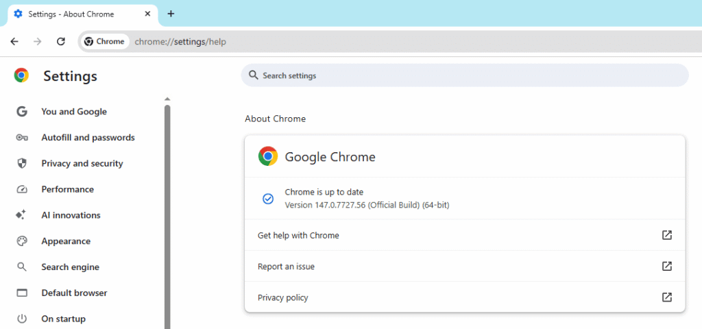 check-chrome-version-settings-help-page | Software Testing Tutorials Check Chrome version using chrome settings help page in Google Chrome browser