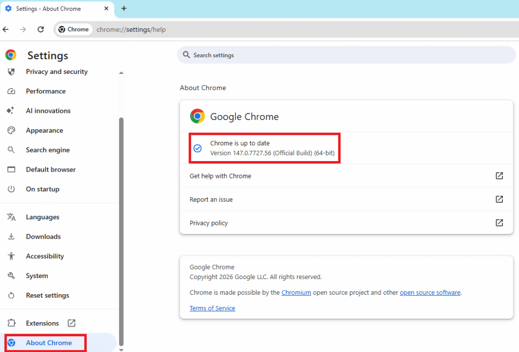 chrome-version-about-chrome-settings | Software Testing Tutorials View Google Chrome version number in About Chrome settings page