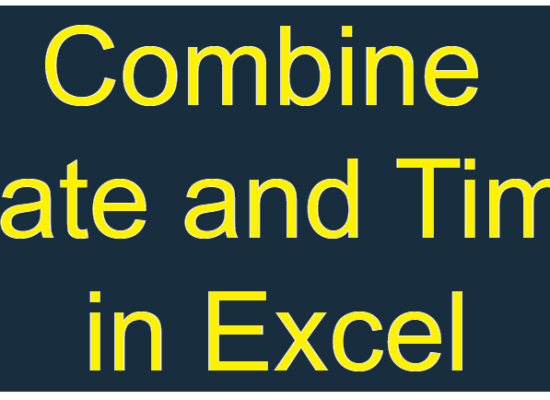 Combine Date and Time in Excel | Software Testing Tutorials Combine Date and Time in Excel
