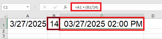 Combining Date and Time with Hour Precision Combining Date and Time with Hour Precision