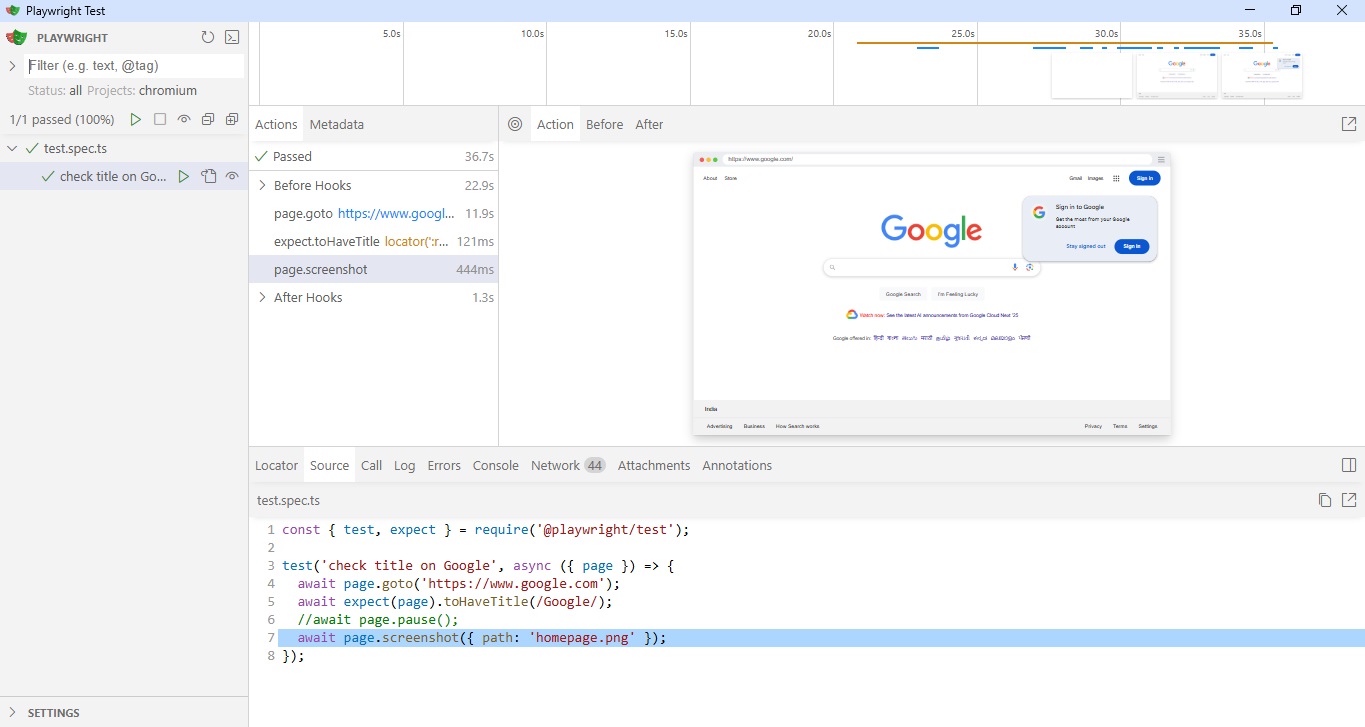 Playwright automation tutorial for web testing in JavaScript