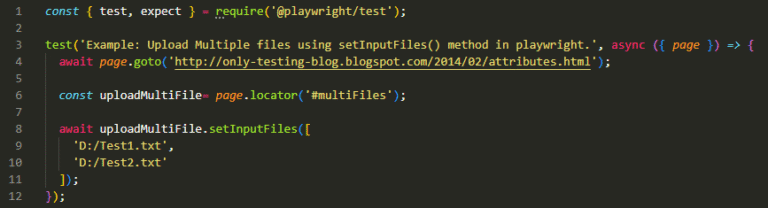 How to Upload Files in Playwright – Complete Guide