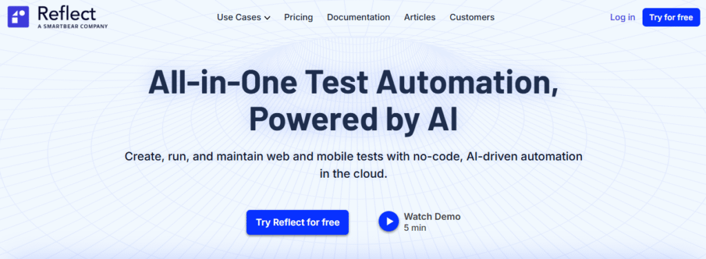 Reflect - Record-and-playback UI testing tool with visual validation