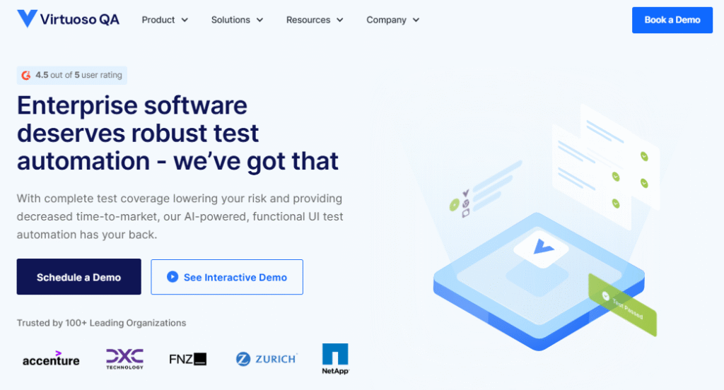 Virtuoso - NLP-powered codeless automation tool for intelligent testing