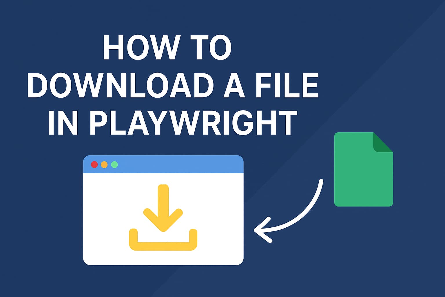 Step-by-step guide to handling file downloads in Playwright with examples