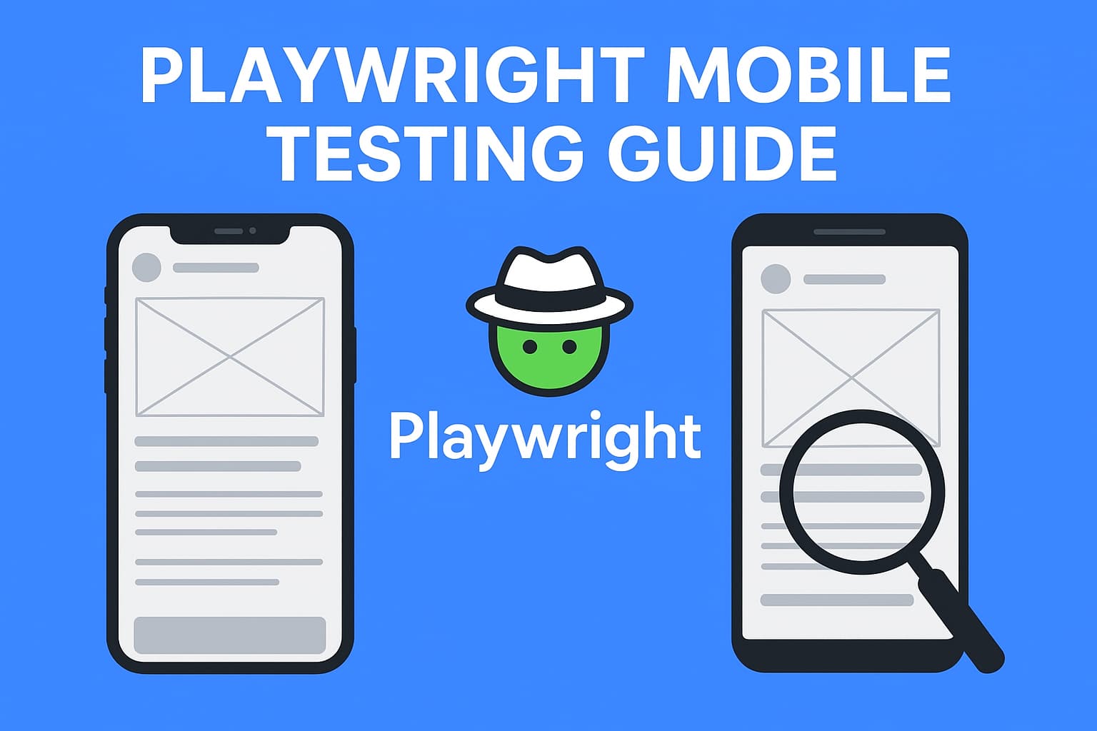 Playwright mobile testing guide with iOS and Android device simulation