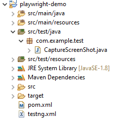 Playwright Java setup in Eclipse with Maven dependencies
