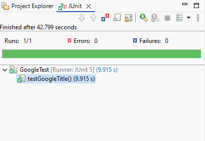 Playwright JUnit test results in Eclipse IDE