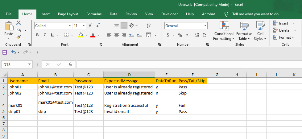 excel_data_driven_test_execution | Software Testing Tutorials Excel driven data management and result tracking in test automation framework
