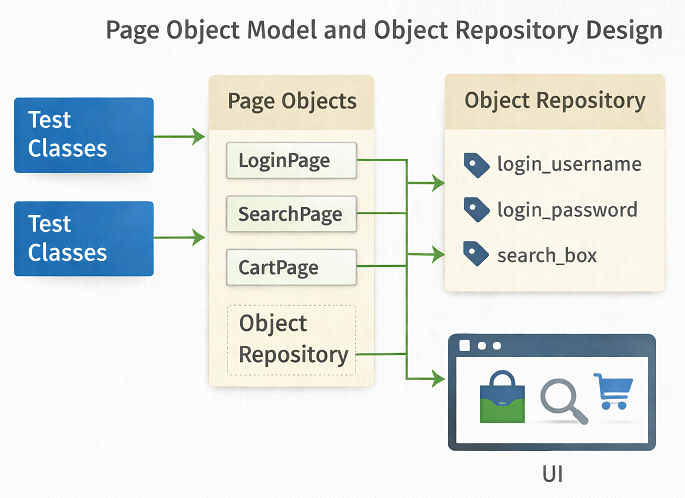 page_object_model_design | Software Testing Tutorials Page Object Model and centralized object repository design in test automation