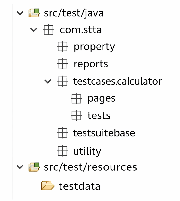 playwright-java-enterprise-test-package-structure | Software Testing Tutorials Playwright Java enterprise automation framework test package and resource structure