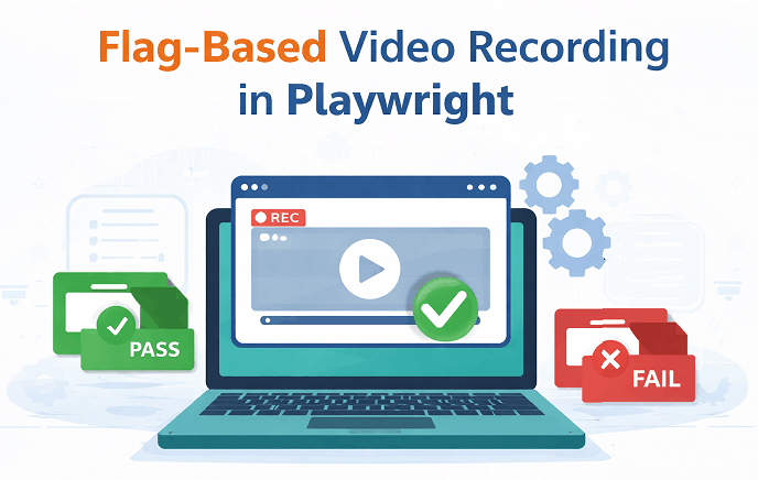 Record video on test pass or fail in Playwright enterprise framework using flags