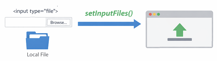 file-upload-playwright-java-setinputfiles | Software Testing Tutorials file upload in Playwright Java using setInputFiles method