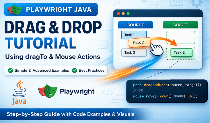 Playwright Drag and Drop Java Example (Complete Guide)