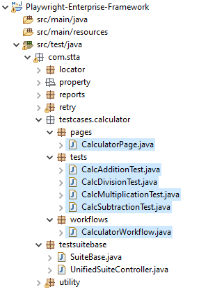 playwright-page-object-model-folder-structure | Software Testing Tutorials recommended page object model folder structure in playwright enterprise framework