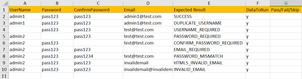 playwright-registration-test-data-excel | Software Testing Tutorials Excel driven test data used for registration automation in Playwright framework