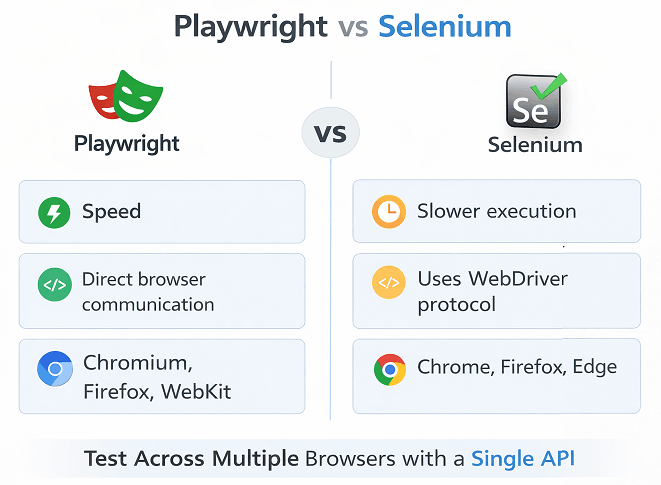 playwright-vs-selenium-browser-automation | Software Testing Tutorials Playwright vs Selenium comparison for browser automation