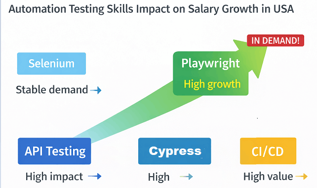 automation-testing-skills-salary-impact-usa | Software Testing Tutorials automation testing skills salary impact Playwright Selenium API testing USA