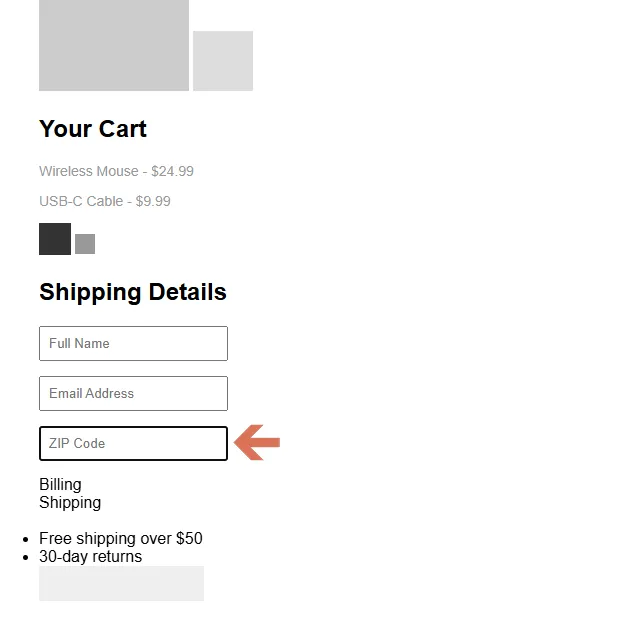 Visible keyboard focus outline during manual accessibility testing, a check automated tools can't fully verify
