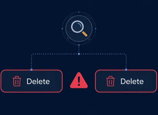 playwright strict mode violation illustration showing two duplicate elements flagged as ambiguous